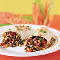 Beefy P B & J Wraps