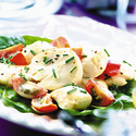 Whiskey-Drenched Scallops